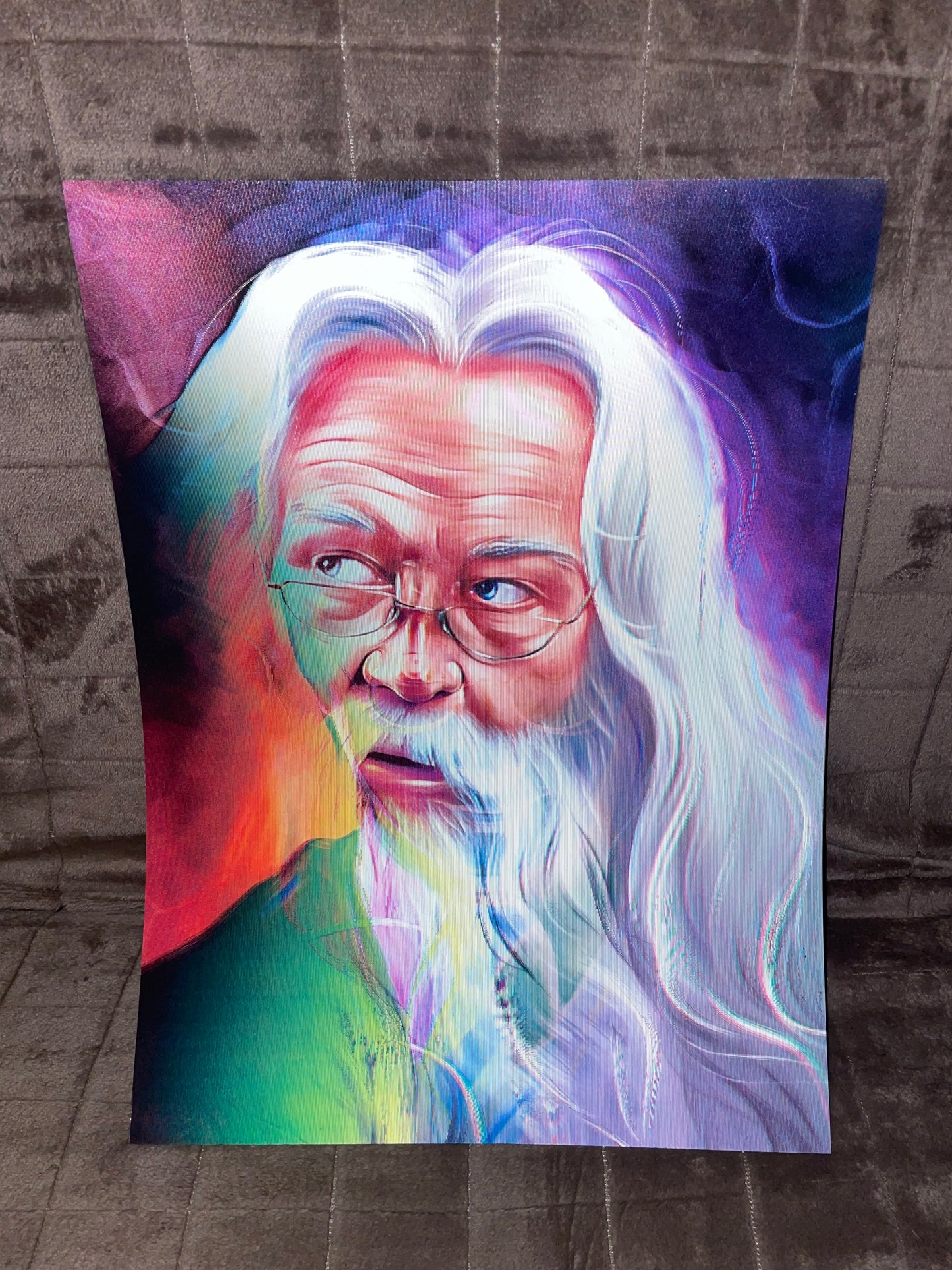 3D lenticular Albus Dumbledore, Harry Potter, Hermione Granger poster